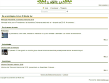 Tablet Screenshot of condominioelmontesur.com